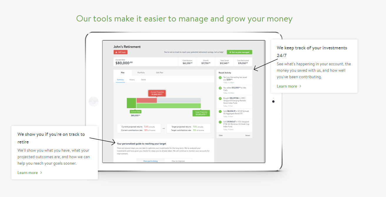 FutureAdvisor Features