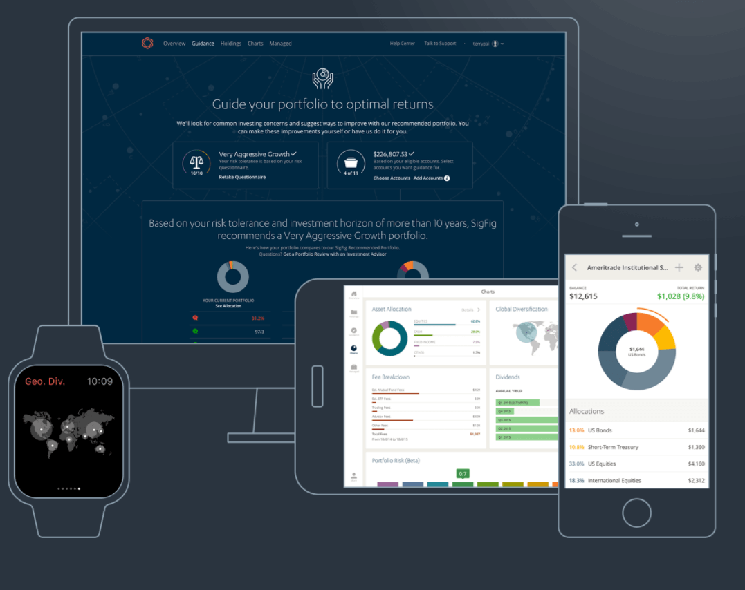 SigFig Dashboard